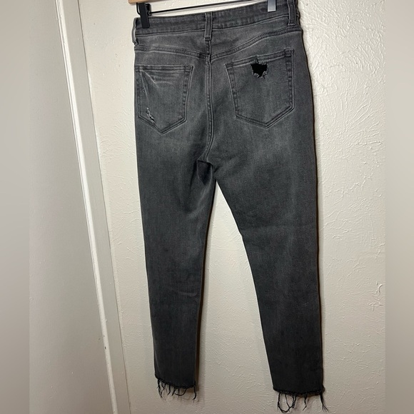 Ceros Distressed Gray Jeans for Women - Picture 7 of 7